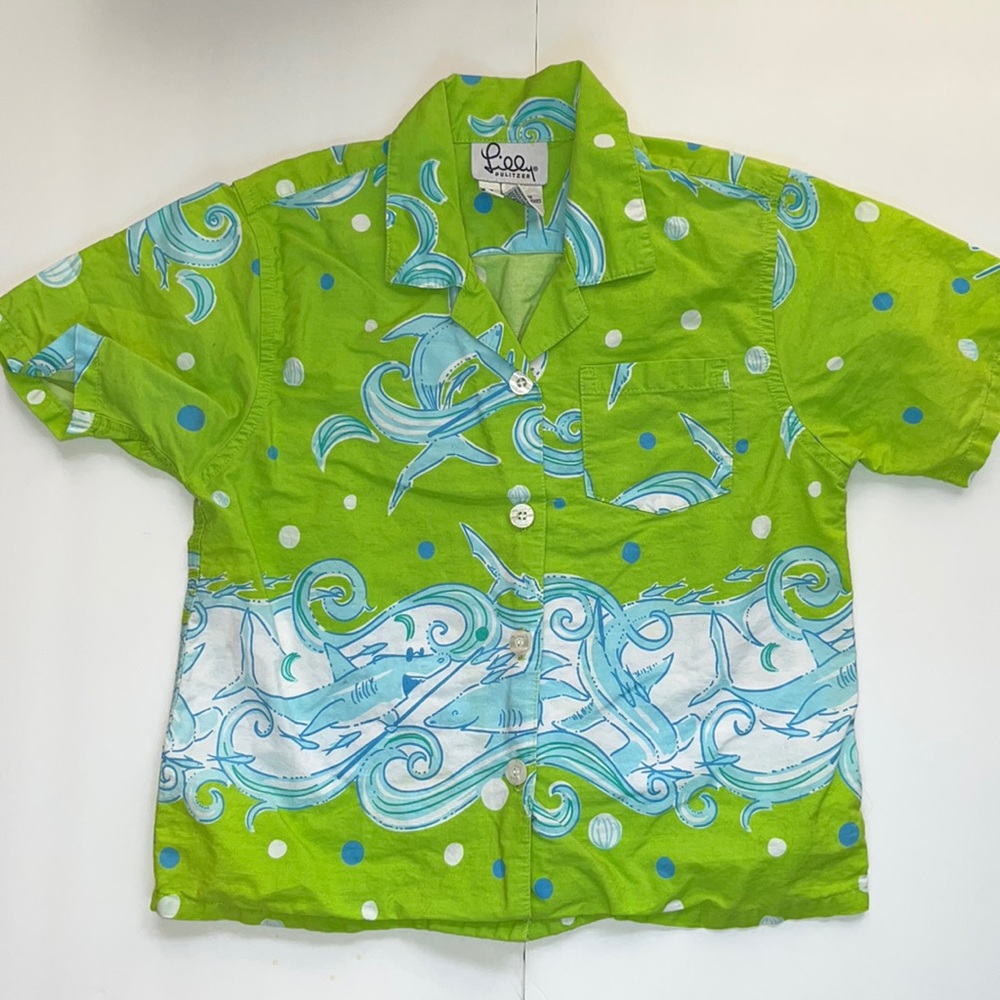 Fun Lilly Pulitzer shark shirt